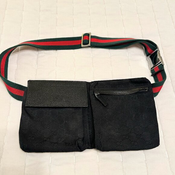 Gucci GG Black Waist Bag - Picture 1 of 5